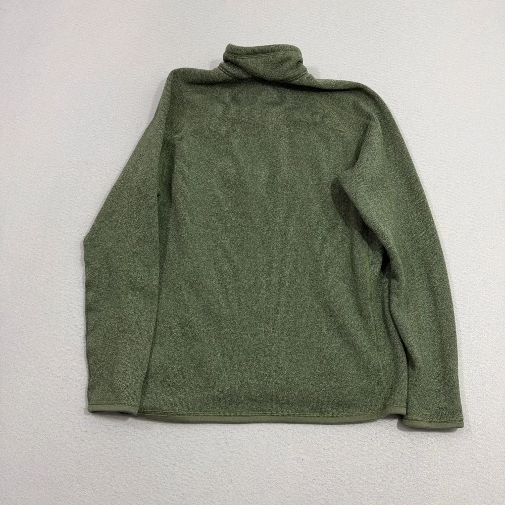 Patagonia Fleece Pullover Medium Green Better Sweater 1/4 Zip Outdoors 25522